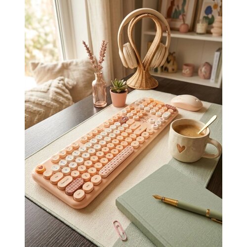  TASTATURA I MI&Scaron; BEŽIČNI SET LOVELY MIX 2 BOJE OP25157 WY Cene