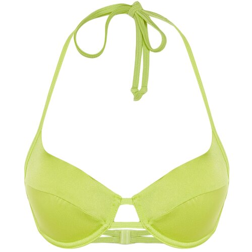 Trendyol Bikini Top - Green - Plain Slike