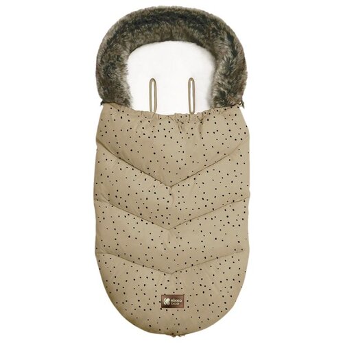 Kikka Boo Zimska navlaka za kolica Luxury Fur Dots Beige Cene