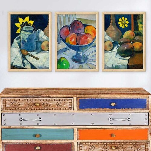 Wallity Set uramljenih slika 3NTC_UN1233904 , 3 Dela Cene