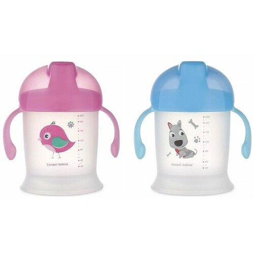 Canpol baby non spill šolja sa ručkama "BUNNY & COMPANY" 200ml 31/300 Cene