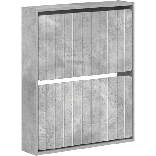  Ormar za cipele na zidu ZWOLLE 71 x 17 x 86 cm Betonska siva Cene