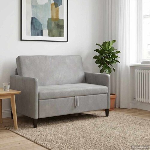 SOFA s pohranom Svjetlosiva 122 x 78 x 87 cm Poliester Cene