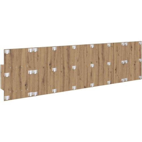 Uzglavlje s ormarićem 3 pcs Umjetnički hrast Konstruirano drvo Slike