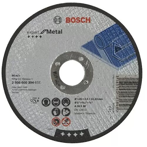 Bosch Rezalna plošča Expert for Metal A 30 S BF (premer: 125 mm, debelina: 2,5 mm, izvrtina: 22,23 mm) Cene