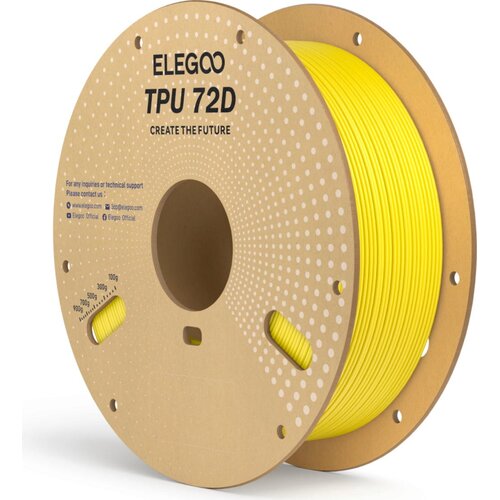 Elegoo TPU 72D Yellow - 1,75 mm / 1000 g Slike