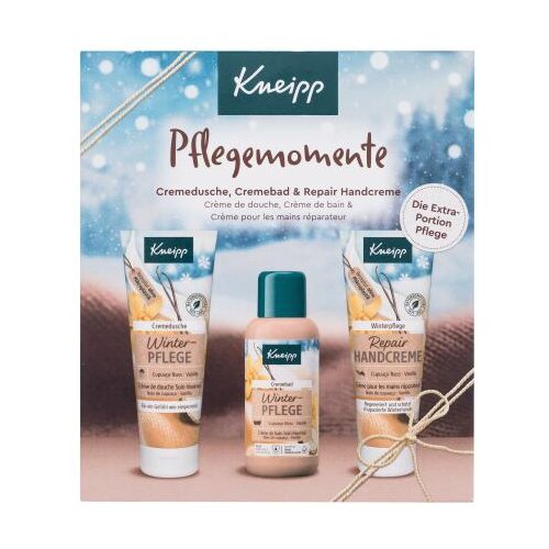 Kneipp Winter Feeling Capuacu Nut & Vanilla Set pena za kopanje Winter Feeling 100 ml + krema za roke Winter Feeling 75 ml + gel za prhanje Winter Feeling 75 ml za ženske Cene