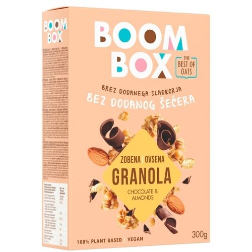 Boom box ovsena granola čokolada 300g Cene