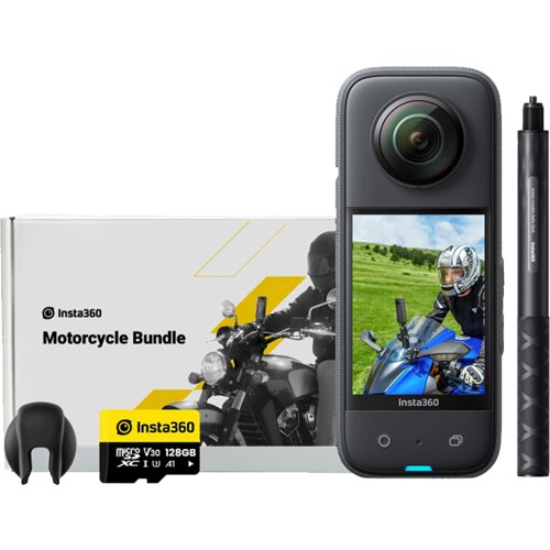 INSTA 360 X3 akciona kamera- Motorcycle kit(sa128GB) Slike