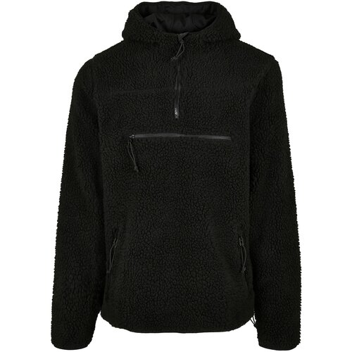 Brandit Teddyfleece Worker Pullover Jacket Black Slike