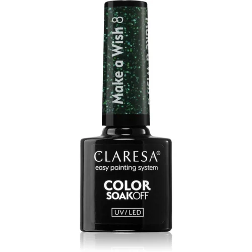 Claresa SoakOff UV/LED Color Make a Wish gel lak za nohte odtenek 8 5 g