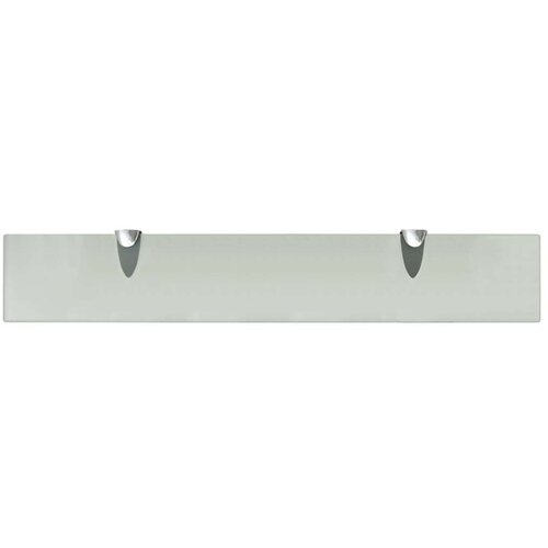  Zidne police 2 kom staklene 60 x 10 cm 8 mm Slike