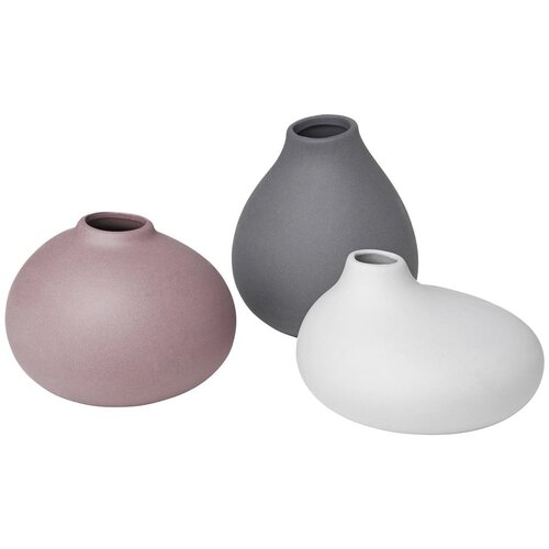 Blomus Porcelanaste vaze v kompletu 3 ks (višina 9 cm) Nona – Cene