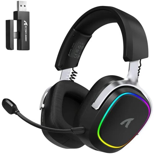 Attack Shark bežične gaming slu&amp;scaron;alice G800 50mm/3D surround/trimode/aluminium/black Slike