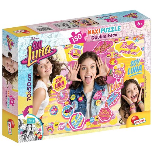 Lisciani Puzzle Soy Luna Roller Mode On, Dvostrane, 150 dijelova Slike