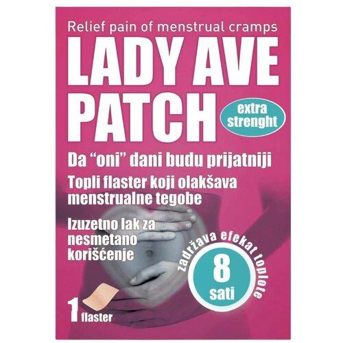 AVE Pharmaceutical flaster za menstrualne tegobe lady ave, 1 flaster Slike