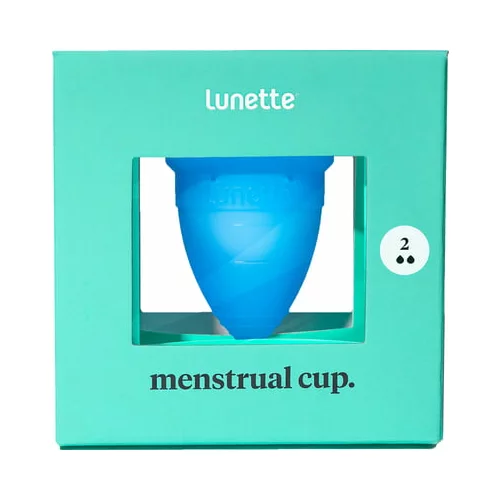 Lunette menstrual cup. menstrualna skodelica velikost 2 - modra