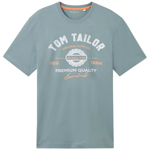 Tom Tailor Majica meta / oranžna / bela