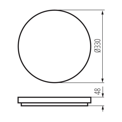 Kanlux 26439 - LED plafonsko svetlo VARSO LED/22/30W/230V 3000/4000/6500K prečnik 33 cm IP54 Slike