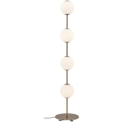UMAGE Medeninasta LED zatemnitvena stoječa svetilka s steklenim senčilom (vi&amp;scaron;ina 128 cm) Audrey Floor &amp;ndash; Slike