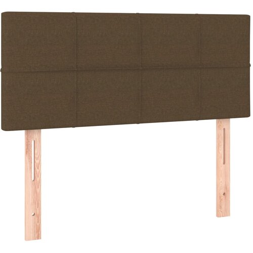  box spring s madracem tamnosmeđi 120 x 190 cm od tkanine Slike