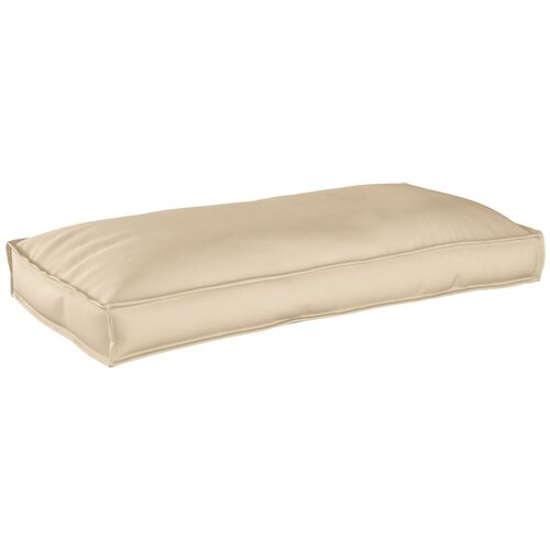 VidaXL Blazina za palete za sedenje/hrbet Bež 120x60x12 cm Oxford tkanina Slike