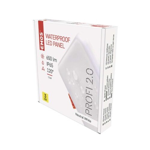  LED panel VIXXO, kvadratni, bel, 7,5W, nevtralno bela Cene