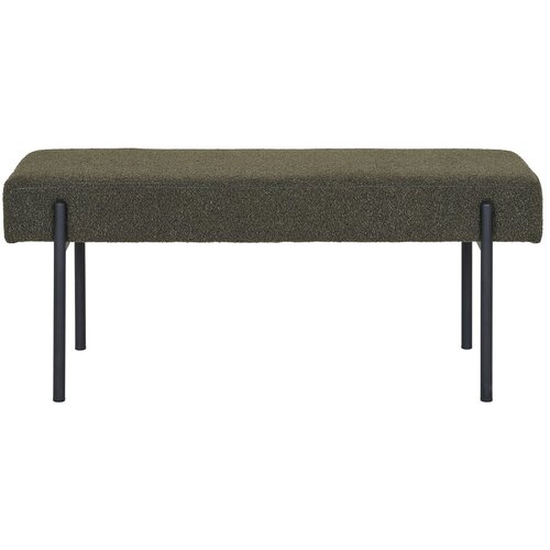 House Nordic Temno zelena klop iz tkanine boucl&amp;eacute; Swindon &amp;ndash; Slike