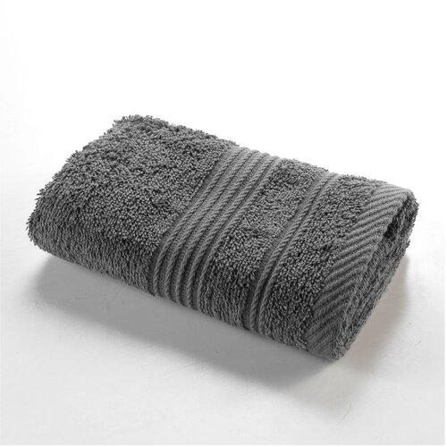 Douceur d int&amp;eacute;rieur Temno siva frotirna bombažna brisača 30x50 cm Tendresse &amp;ndash; Slike