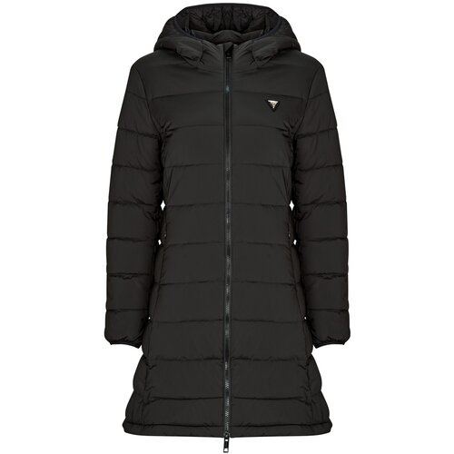 Guess Puhovke NEW ALETA LONG PUFFER JACKET Črna Slike