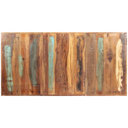  Blagovaonski stol od masivnog obnovljenog drva 180 x 90 x 76 cm Slike