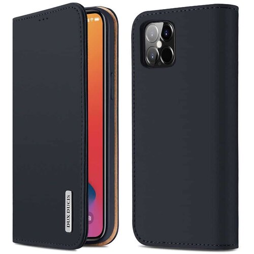 Dux ducis Wish Bookcase futrola od prave kože za iPhone 12 Pro Max plava Cijene
