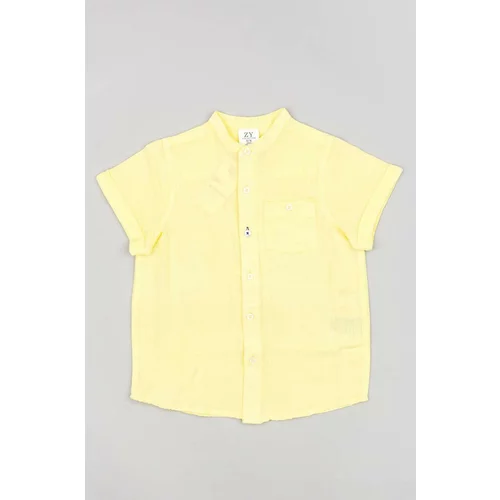 Zippy Dječja košulja s dodatkom lana boja: žuta