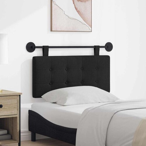  Držeće uzglavlje Zidne Crna 90 x 55 x 5 cm tkanina - Crna 80 cm bez LED Cene