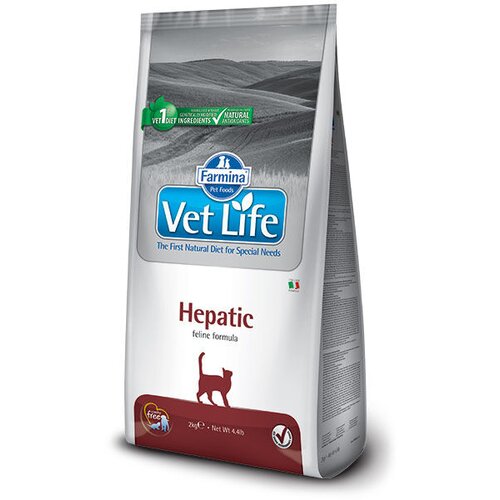 Farmina Vet Life Suva hrana za odrasle mačke Hepatic, 0.4kg Slike