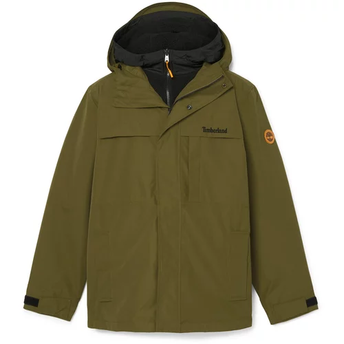 Timberland Prehodna jakna večbarvno zelena / oranžna / črna