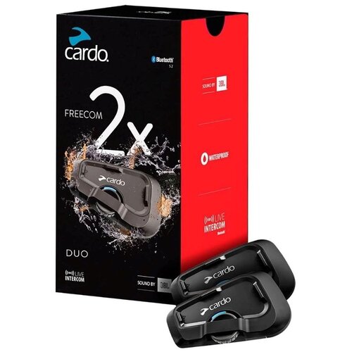Cardo Freecom Slu&amp;scaron;alica 2x Duo, Bluetooth povezivanje, Crne Slike