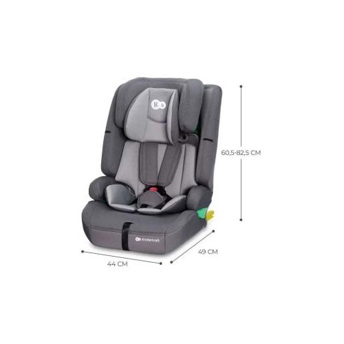 Kinderkraft dječja autosjedalica safety&amp;trade; fix 2 i-size 1/2/3 (76-150 cm) grey Slike