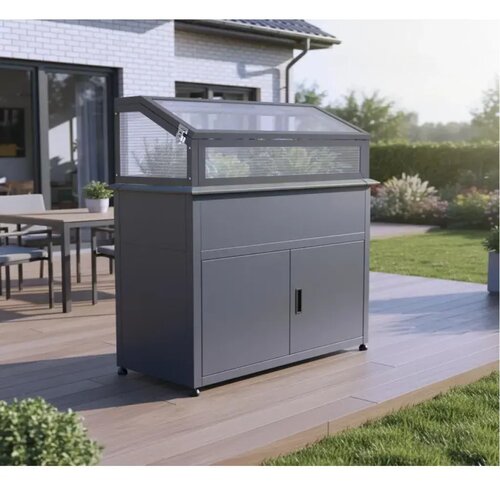 WESTMANN Plexa Plus | Metalna povi&scaron;ena gredica s nastavkom za klijali&scaron;te i spremnikom | 98 L | Antracit - BRANDED IN GERMANY Cijene