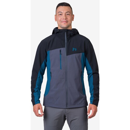 HANNAH Black-and-blue men's softshell jacket Carsten II Cene