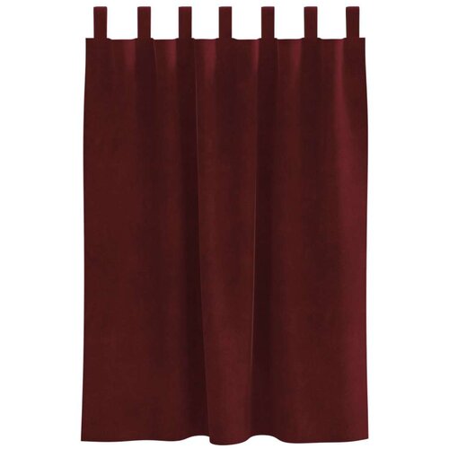  Zastore za blackout s petljama 2 komada Bordo bar&amp;scaron;un Slike