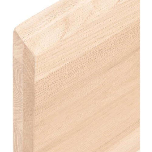 vidaXL Zidna polica 80 x 20 x 4 cm od neobrađene masivne hrastovine Cene