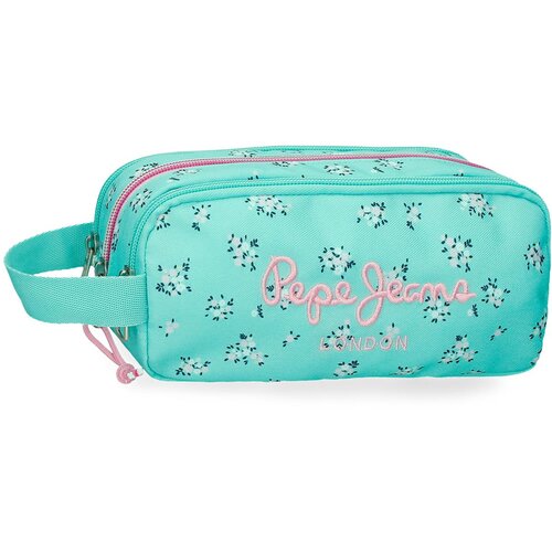 PepeJeans Nora prazna pernica sa 3 pregrade - tirkizna ( 60.447.42 ) Cene