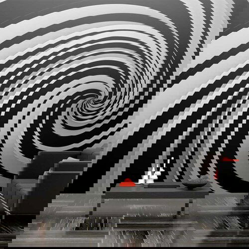  Tapeta XXL - Black and white swirl 550x270 Cijene