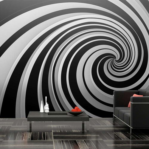  Tapeta XXL - Black and white swirl 550x270 Slike