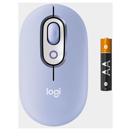 Logitech pop mouse with emoji - lilac Slike