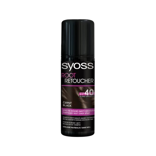 Syoss Root Retoucher Temporary Root Cover Spray barva za lase za barvane lase 120 ml odtenek Black Cene
