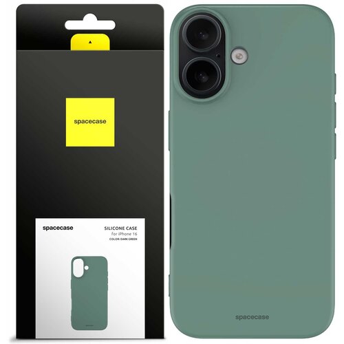 Spacecase SILIKONSKI OVITEK ZA IPHONE 16 TEMNO ZELENA ZA&Scaron;ČITA ZA TELEFON, (21967392) Cene