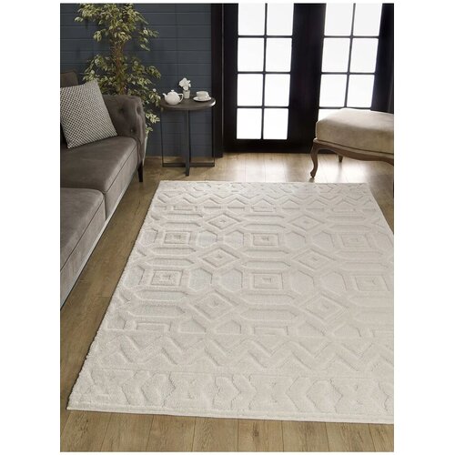 Conceptum Hypnose tepih 636A, pravokutni, 60 x 110 cm, bež Cene