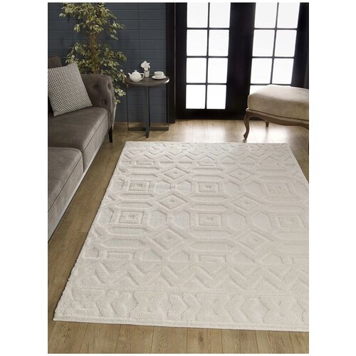 Conceptum Hypnose tepih 636A, pravougaoni, 100x400 cm, bež Cene